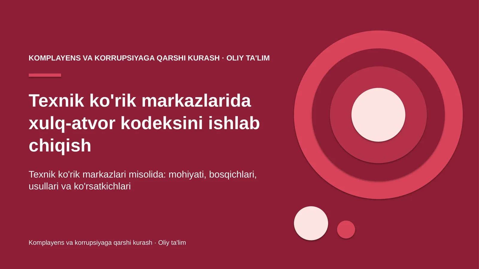 texnik ko'rik markazlarida xulq atvor kodeksini ishlab chiqish 4148
