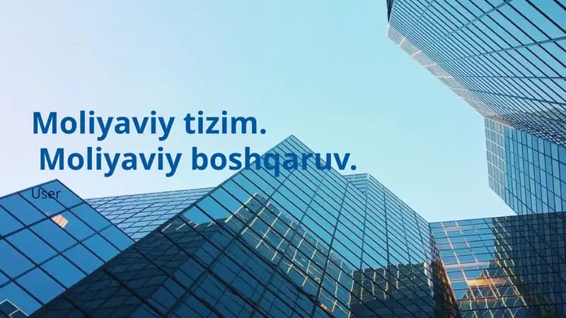 Moliyaviy tizim