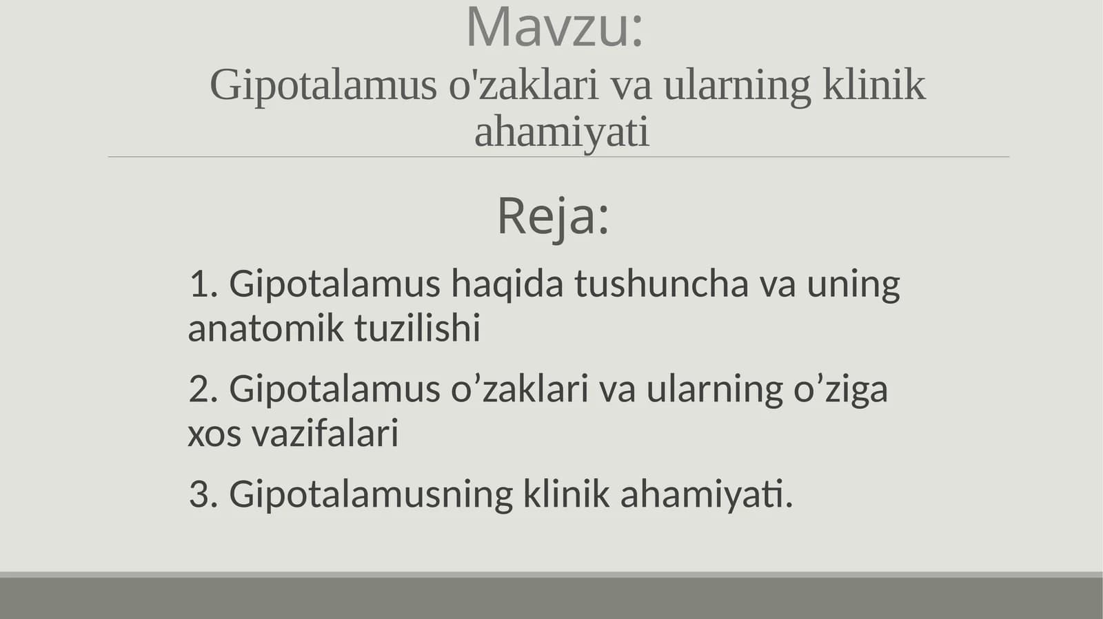 Gipotalamus