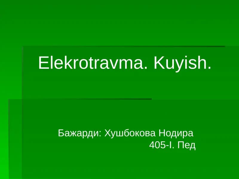 Termik kuyish