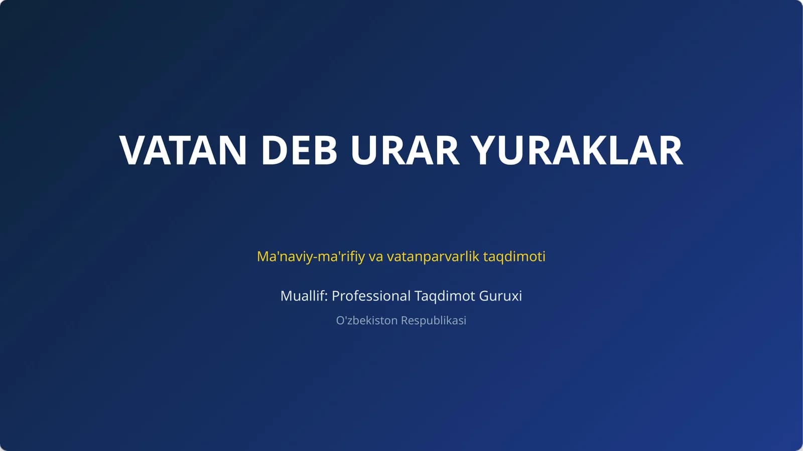 VATAN DEB URAR YURAKLAR