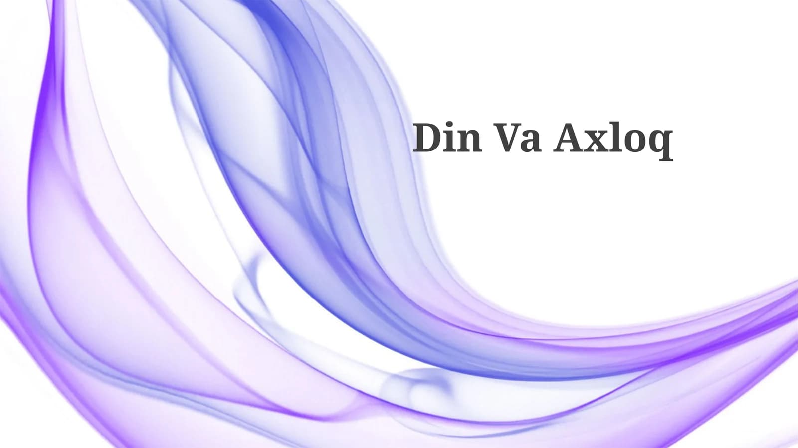 Din Va Axloq