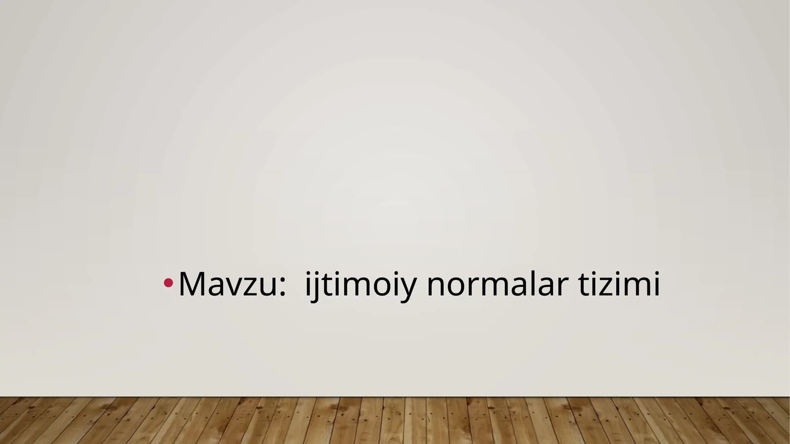 ijtimoiy normalar tizimi