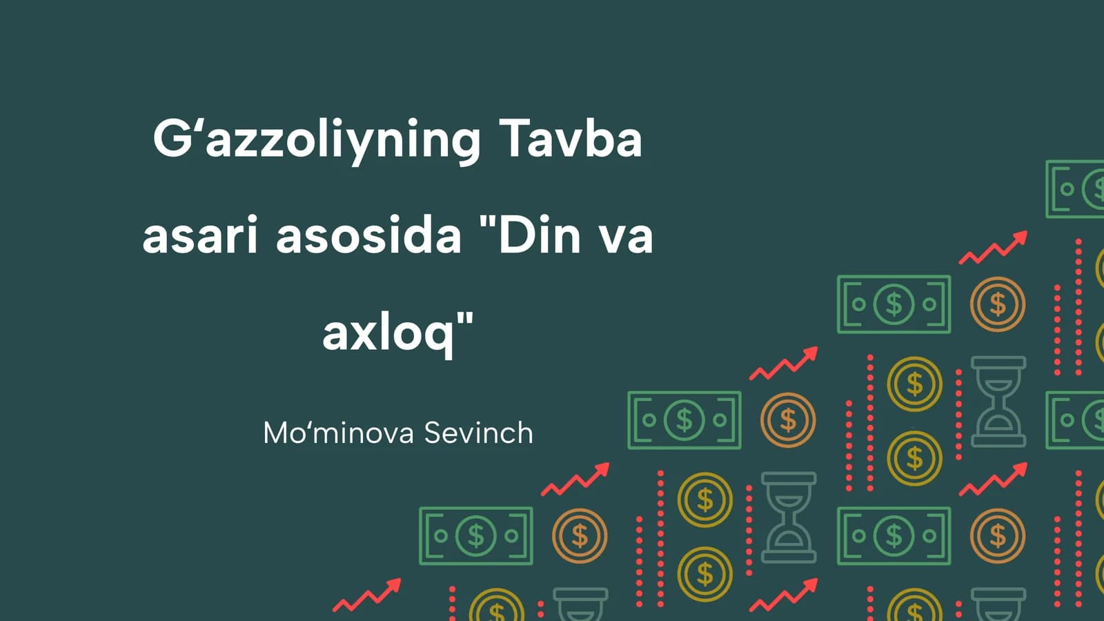 Gʻazzoliyning Tavba asari asosida "Din va axloq"