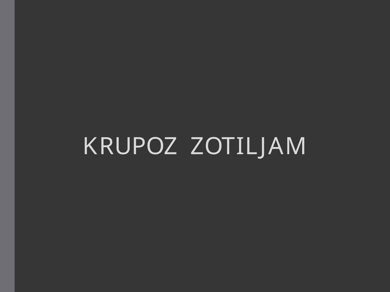 Krupoz zotiljam