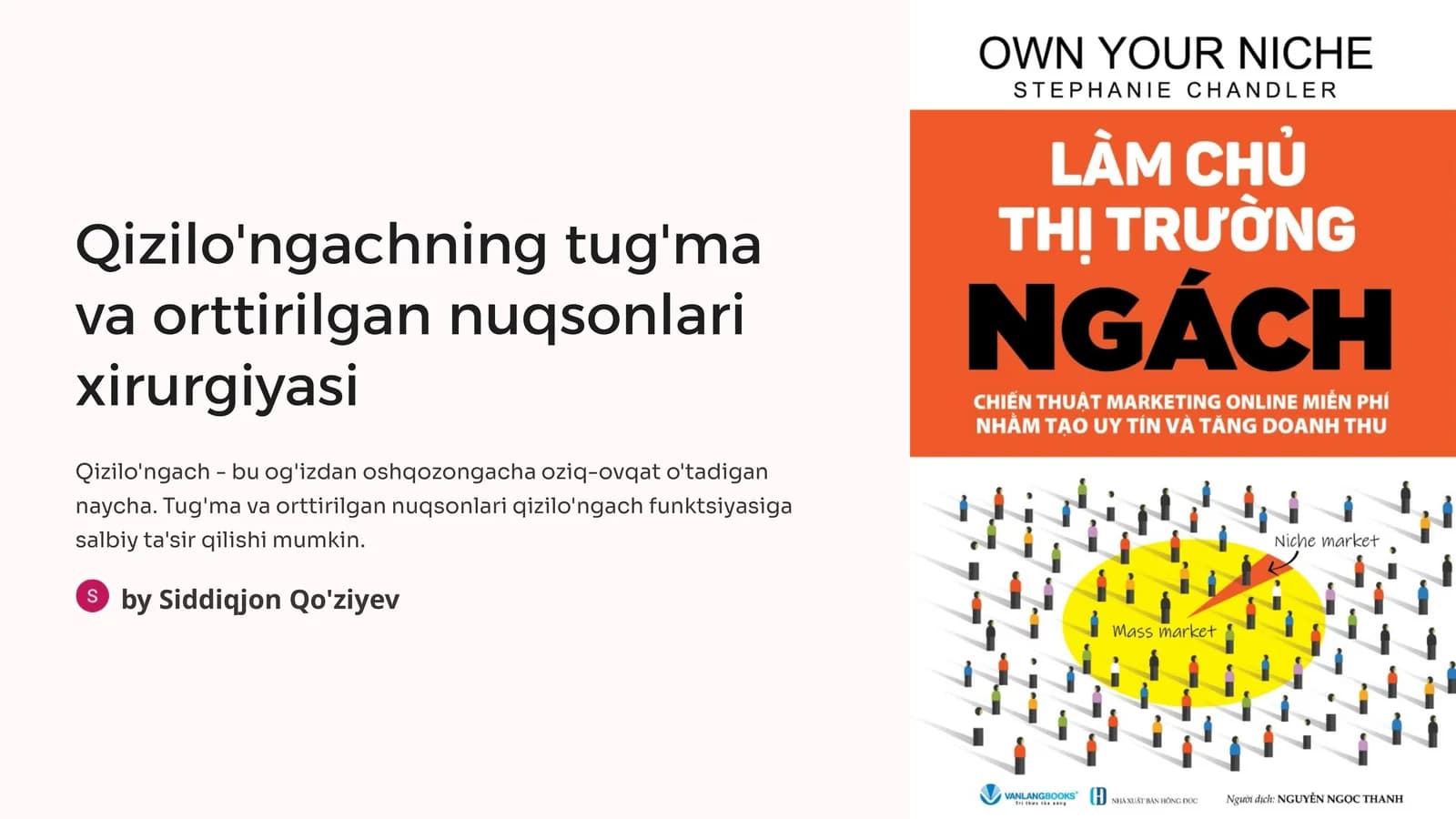 Qizilo'ngachning tug'ma va orttirilgan nuqsonlari xirurgiyasi