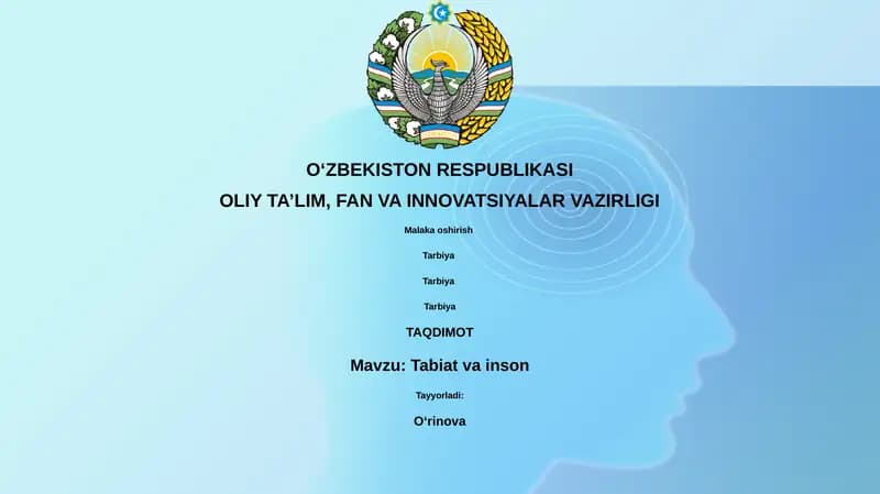 Tabiat va inson