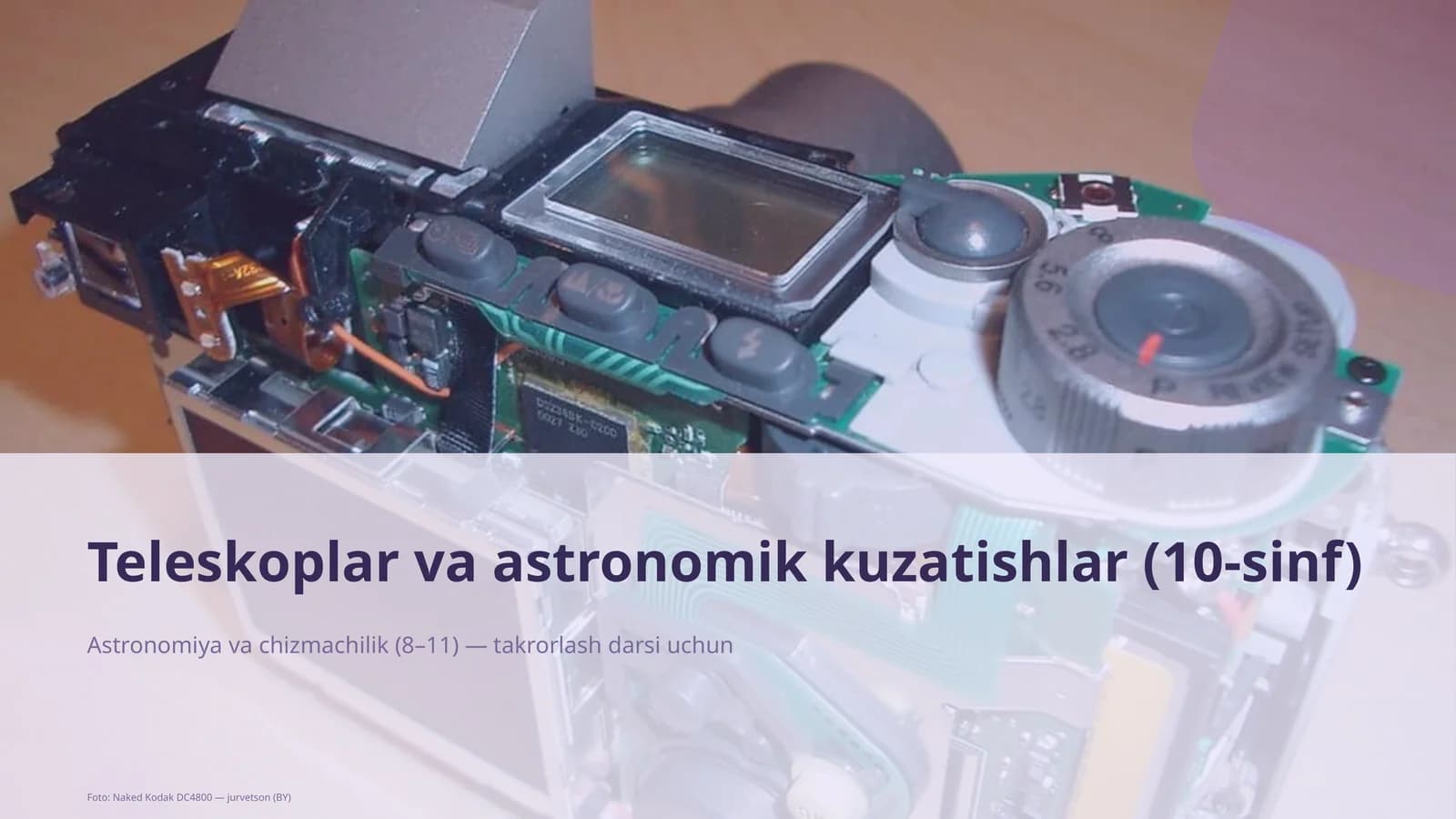 Astronomiya va chizmachilik (10-sinf)