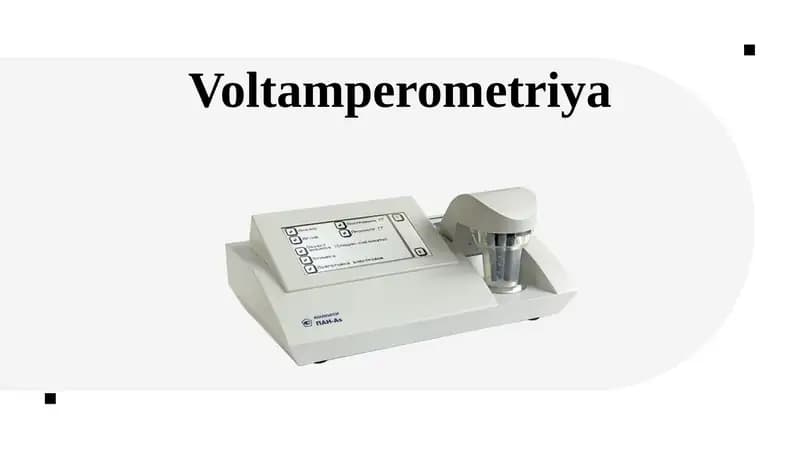 Voltamperometriya
