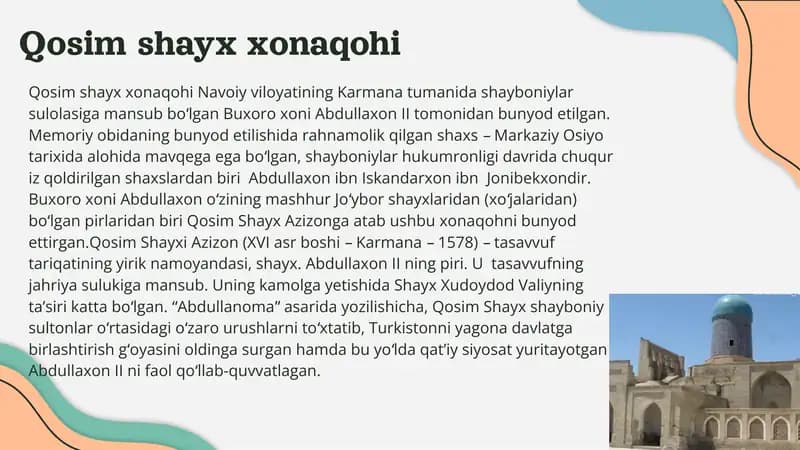Qosim shayx xonaqohi