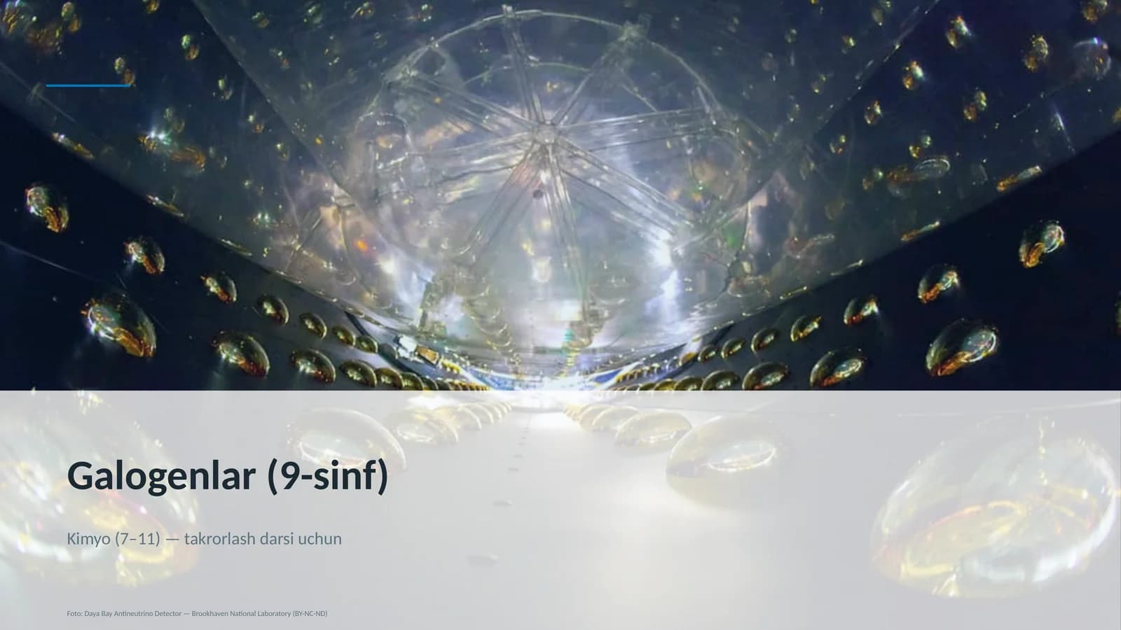 Galogenlar (9-sinf)