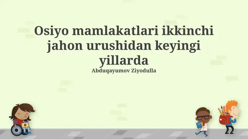 Millatchi harakatlarning boshlanishi