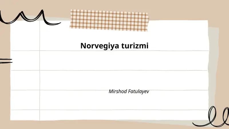 Norvegiya turizmi