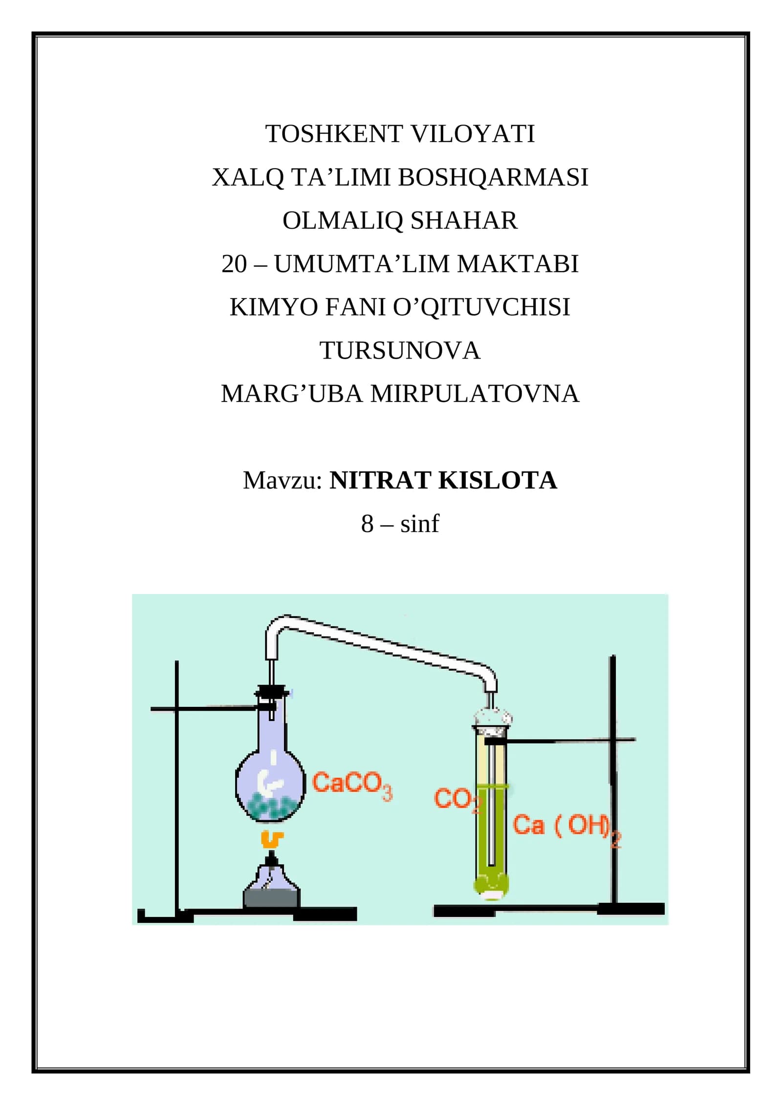 Nitrat kislota