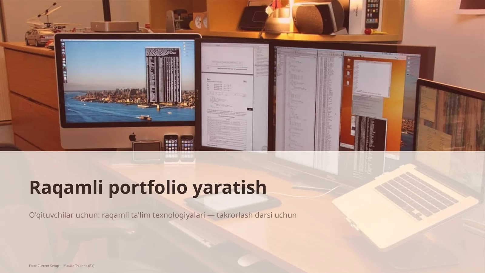 Raqamli portfolio yaratish