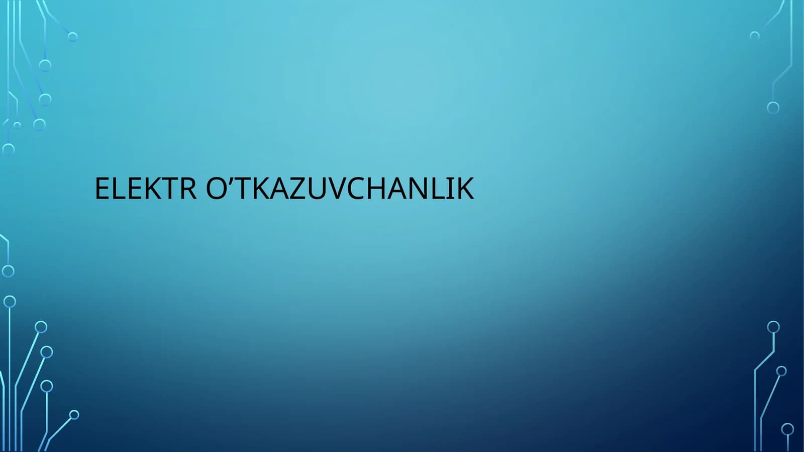 Dielektriklar(ing. electric— elektr)