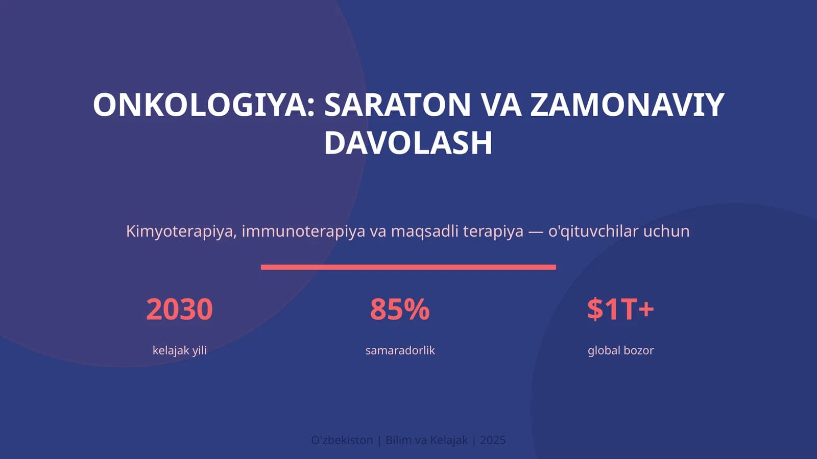 Onkologiya: saraton va zamonaviy davolash