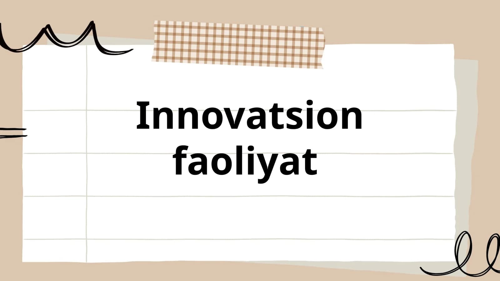 Innovatsion faoliyat