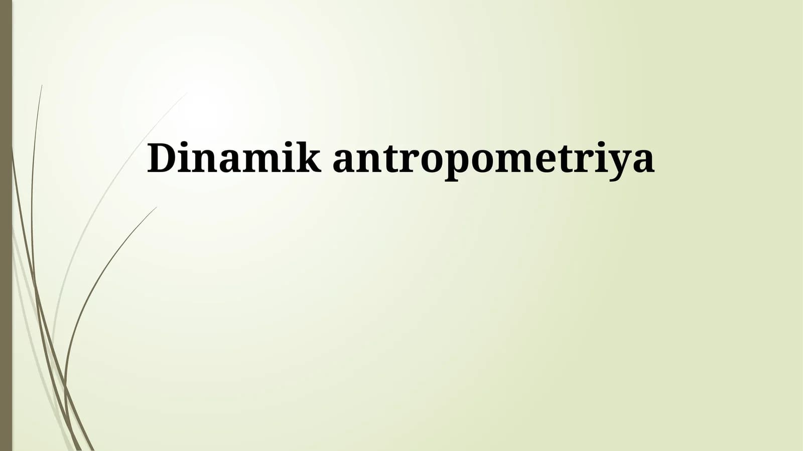 Dinamik antropometriya