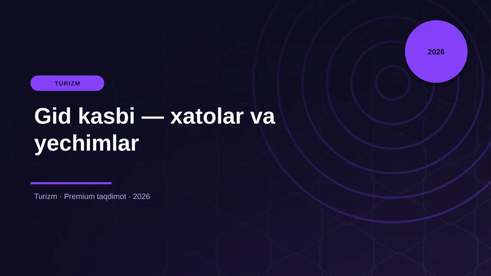 Gid kasbi — xatolar va yechimlar