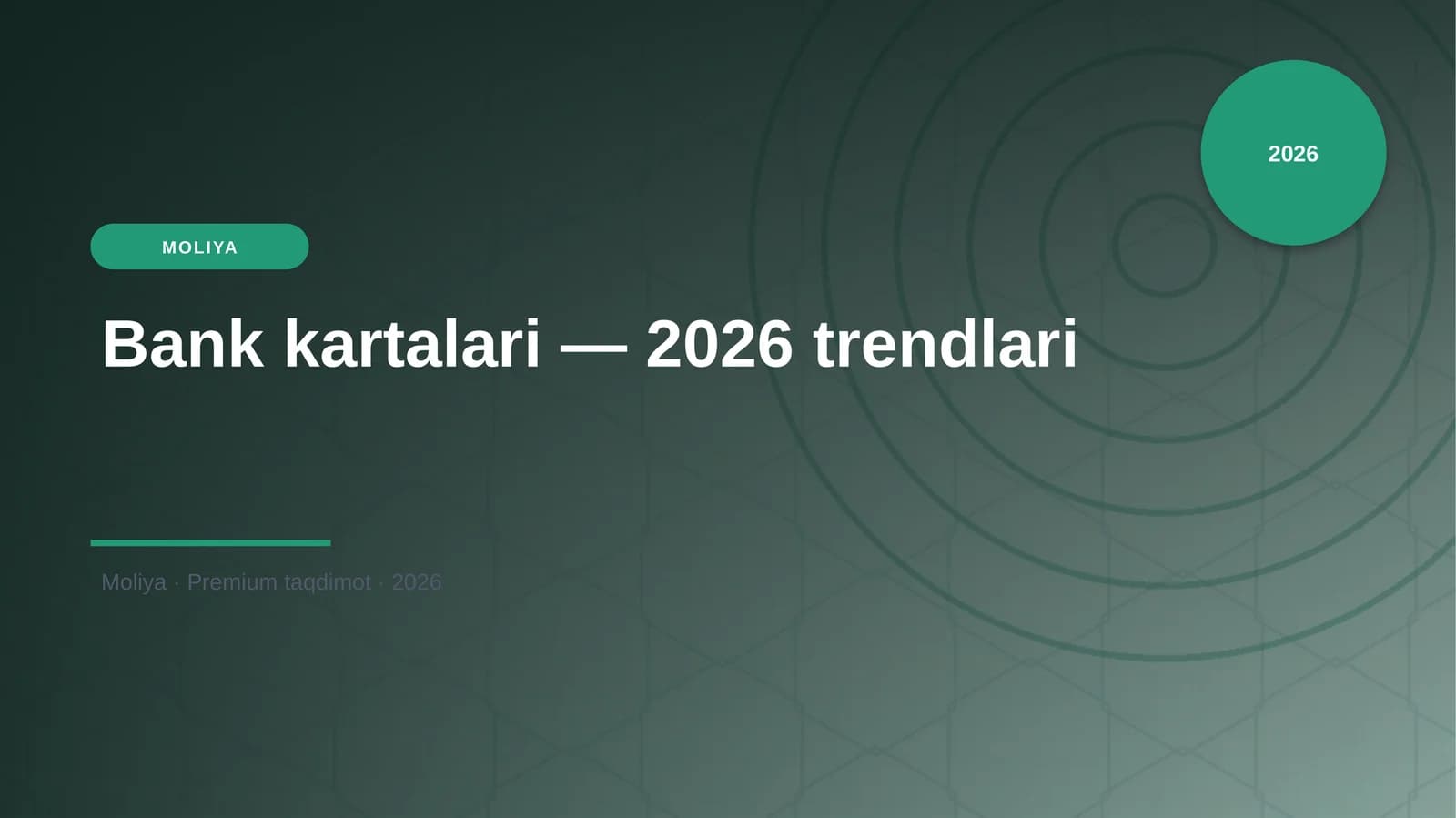Bank kartalari — 2026 trendlari