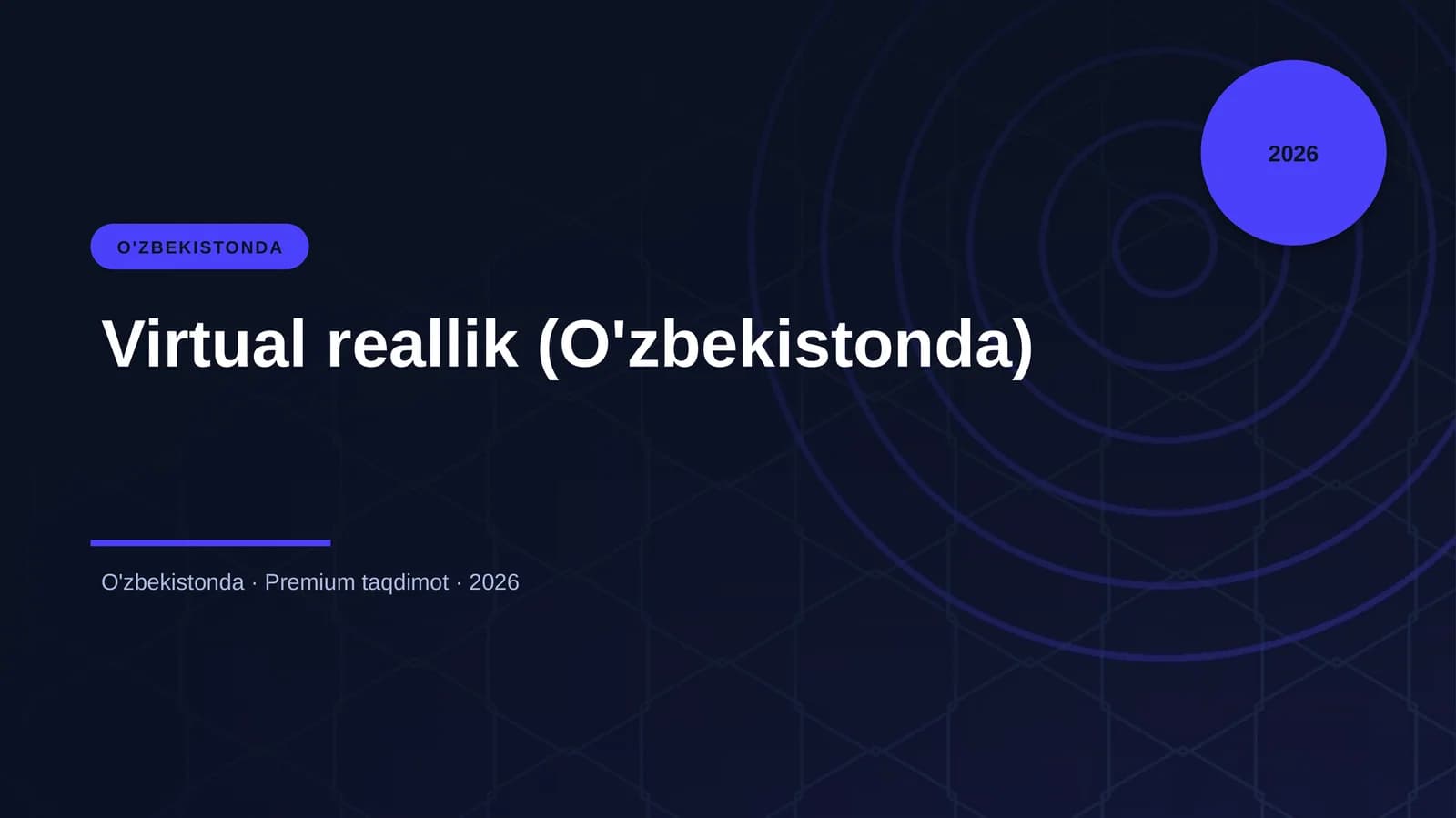 Virtual reallik (O'zbekistonda)