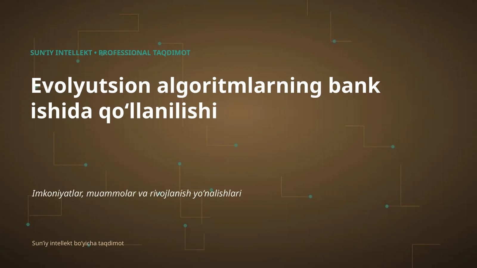 Evolyutsion algoritmlar