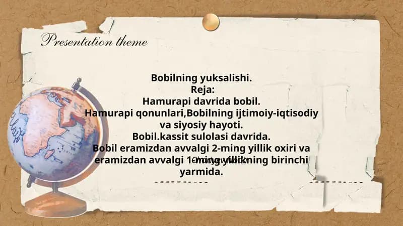 Bobilning yuksalishi