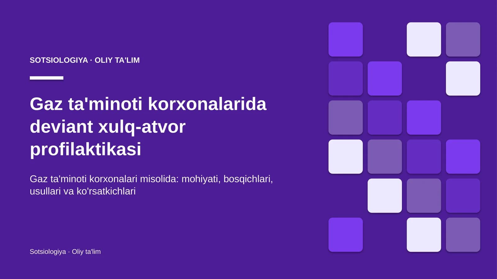 gaz ta'minoti korxonalarida deviant xulq atvor profilaktikasi 1395