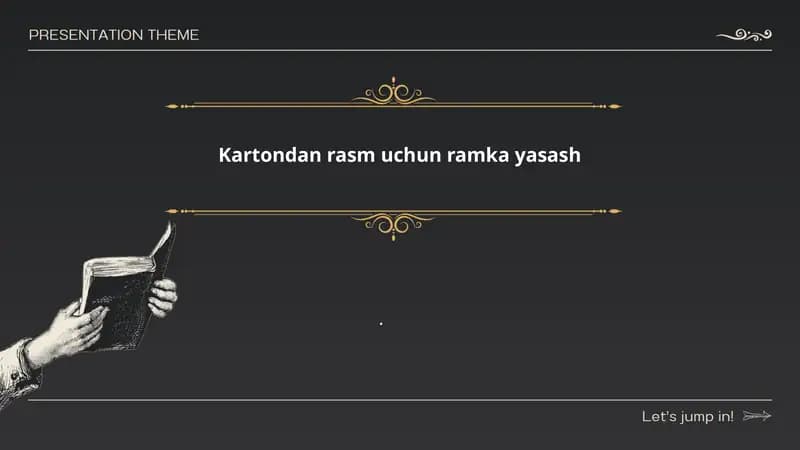 Kartondan rasm uchun ramka yasash