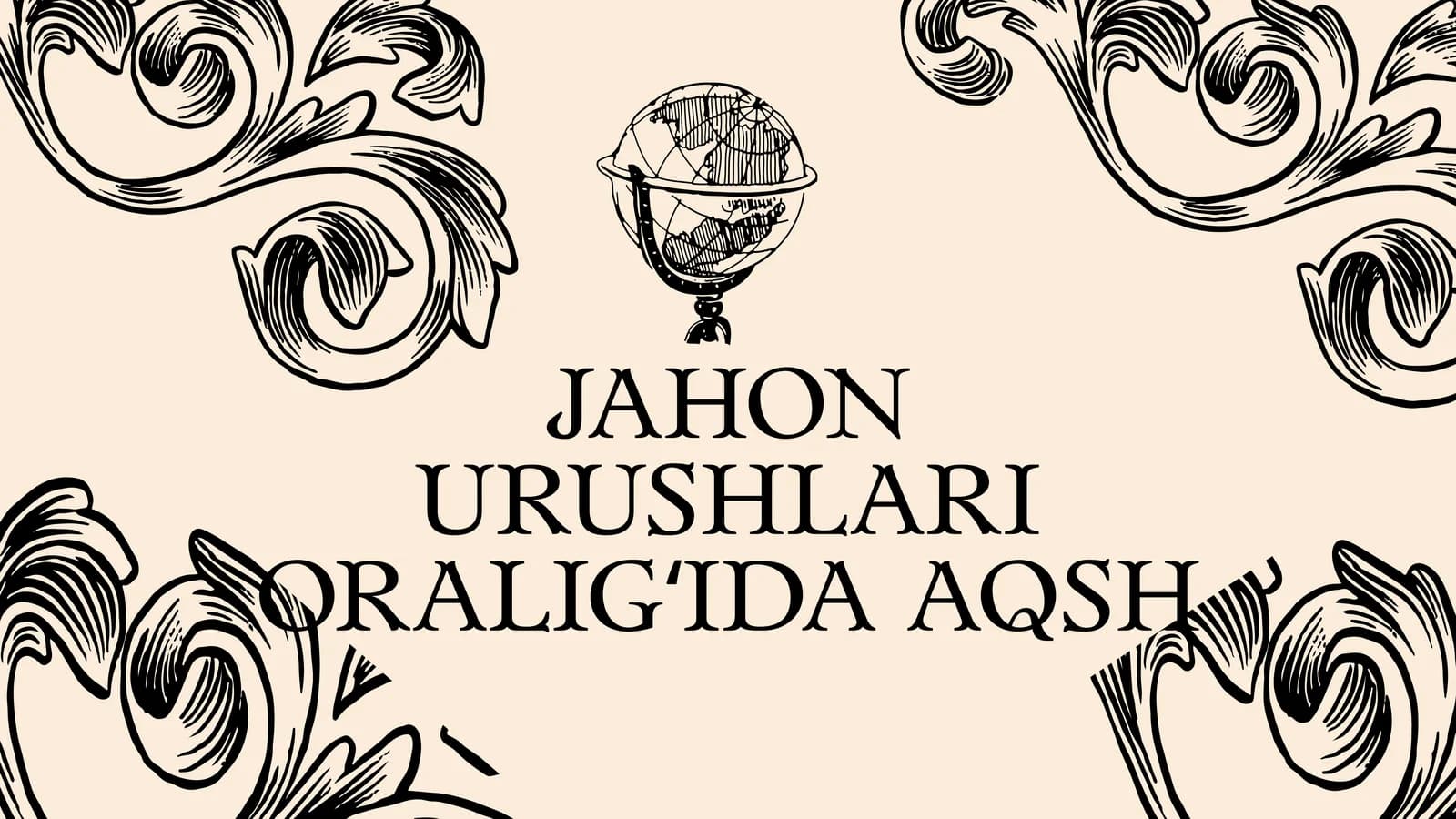 jahon urushlari oraligʻida AQSH