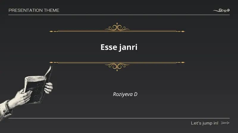 Esse janri