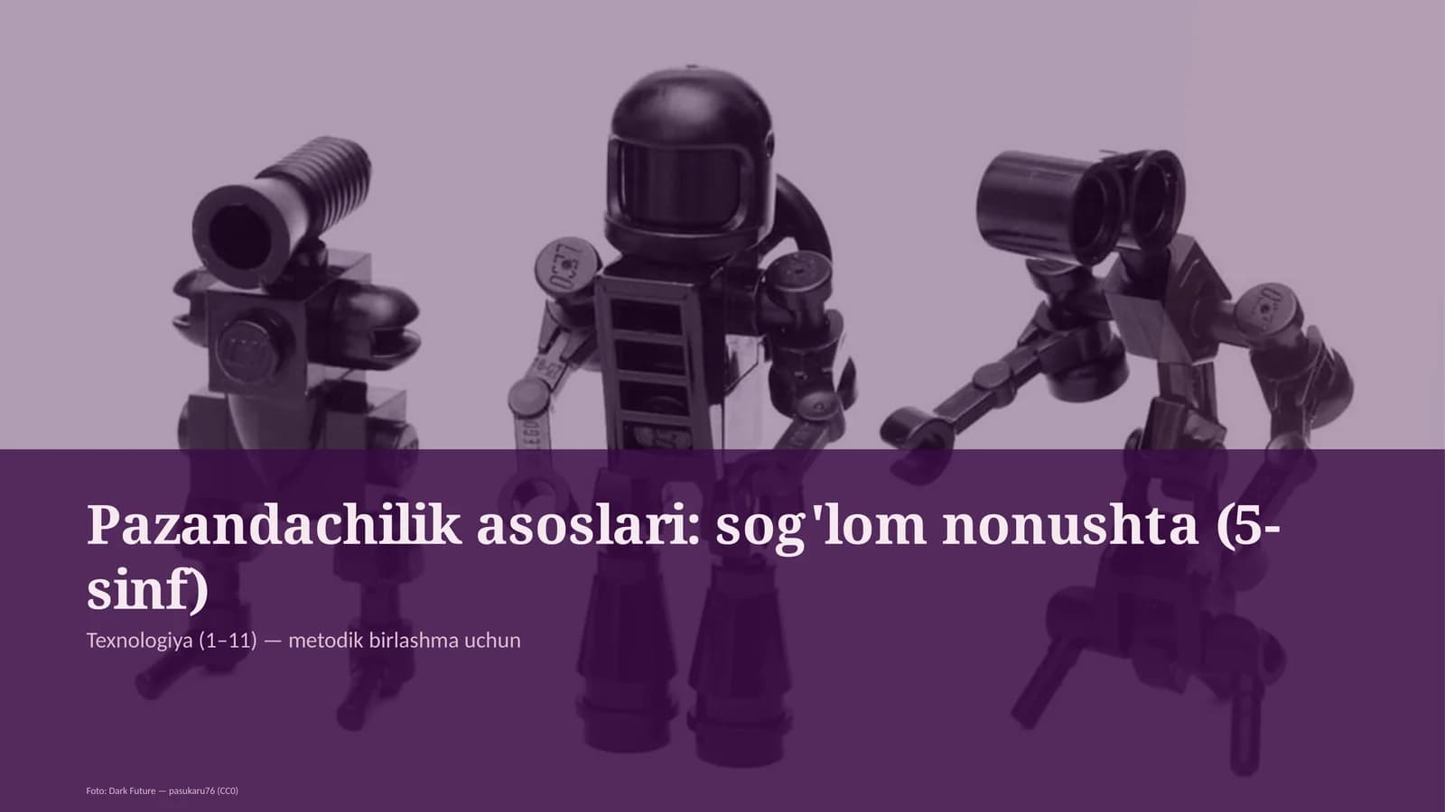 Pazandachilik asoslari: sog'lom nonushta (5-sinf)
