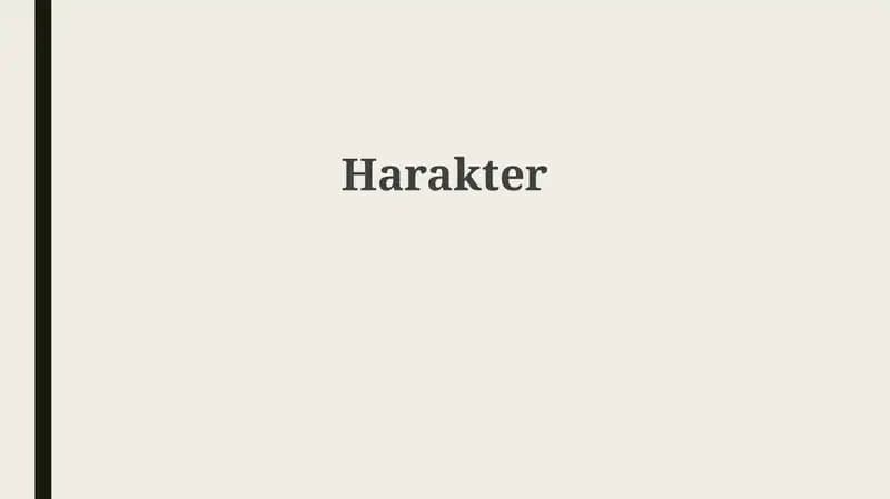 Xarakter