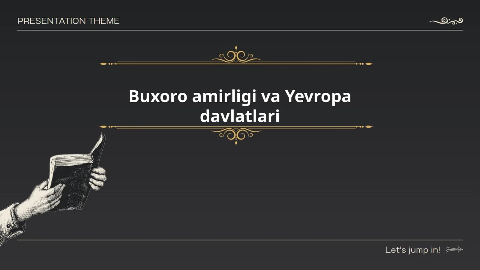 Buxoro amirligi va Yevropa davlatlari