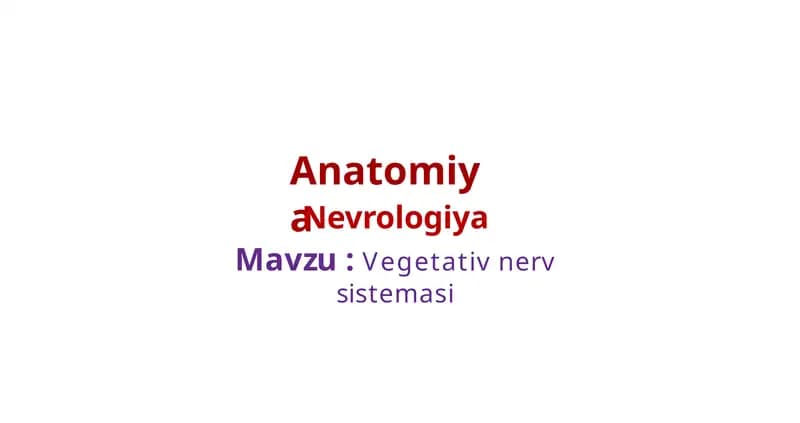 Anatomiya