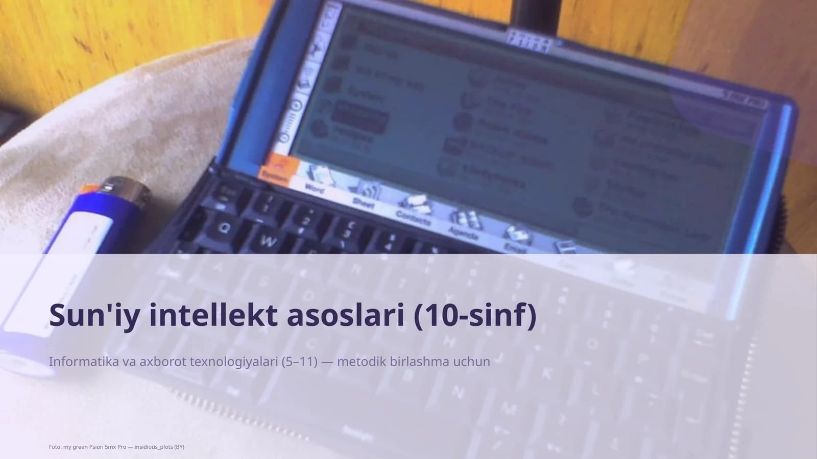 Sun'iy intellekt asoslari (10-sinf)