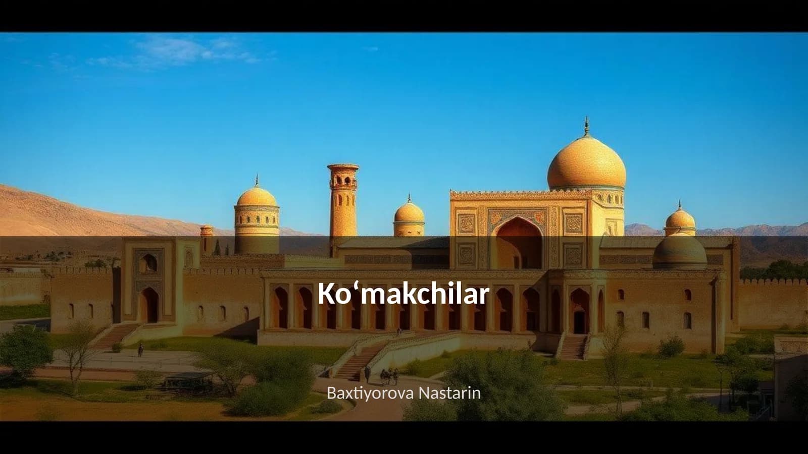 Koʻmakchilar