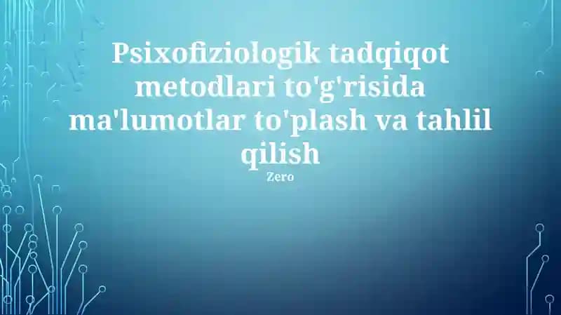 Psixofiziologik Tadqiqot Metodlari