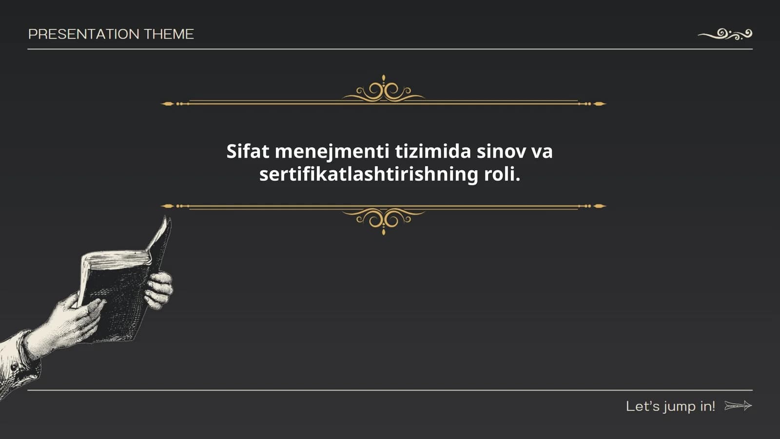 Sifat menejmenti tizimida sinov va sertifikatlashtirishning roli