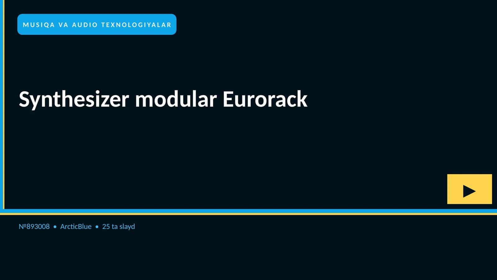 Synthesizer modular Eurorack