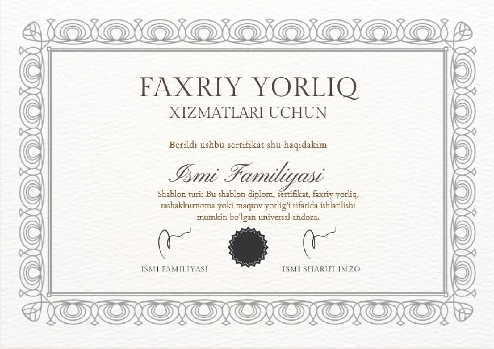 FAXRIY YORLIQ