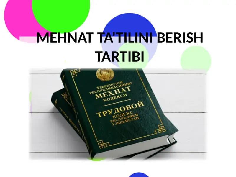 Mehmat Ta'xilini Berish Tartibi