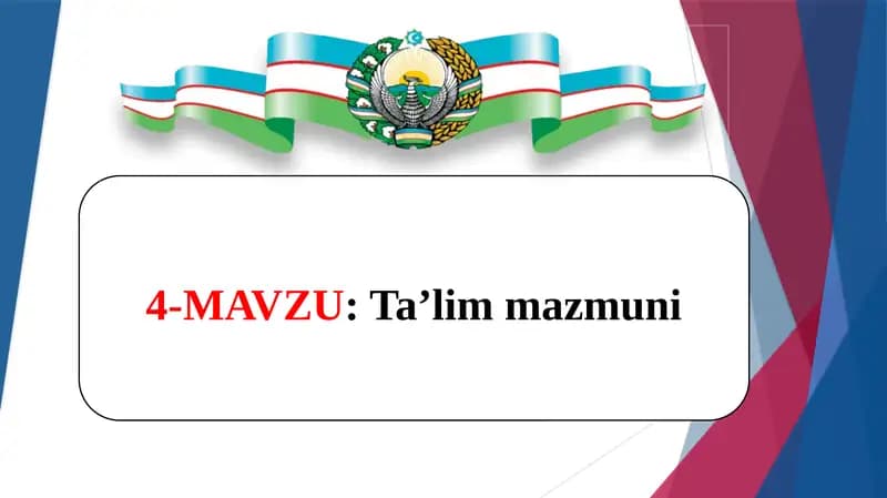 Ta’limmazmuni