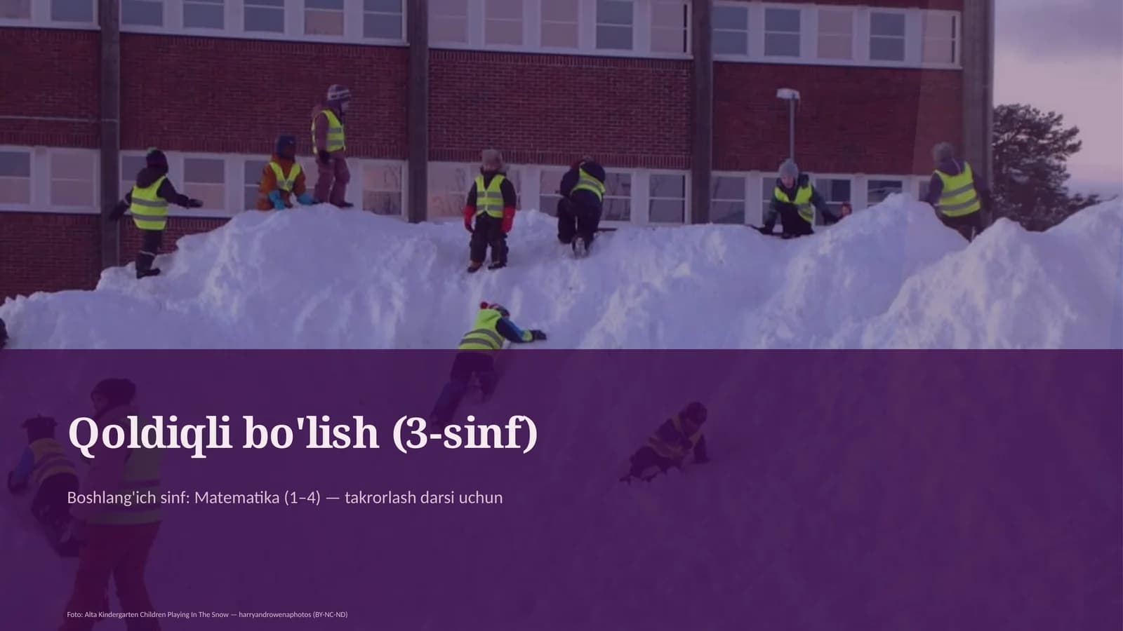 Qoldiqli bo'lish (3-sinf)