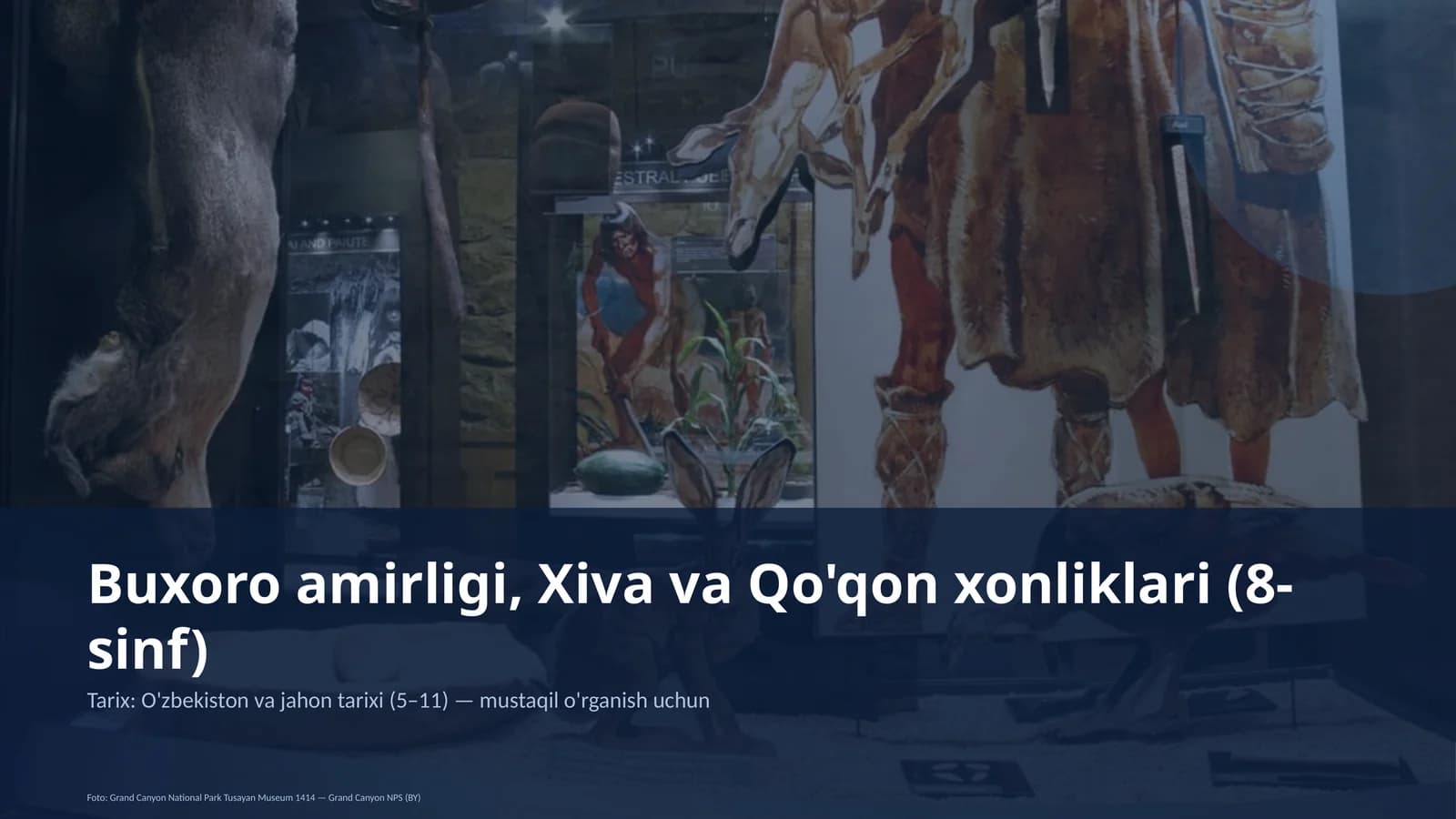 Buxoro amirligi, Xiva va Qo'qon xonliklari (8-sinf)