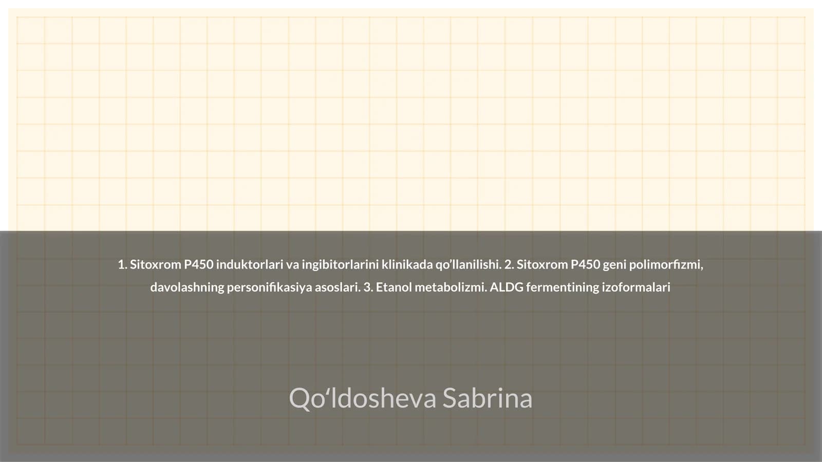 Sitoxrom P450 Induktorlari va Ingibitorlari