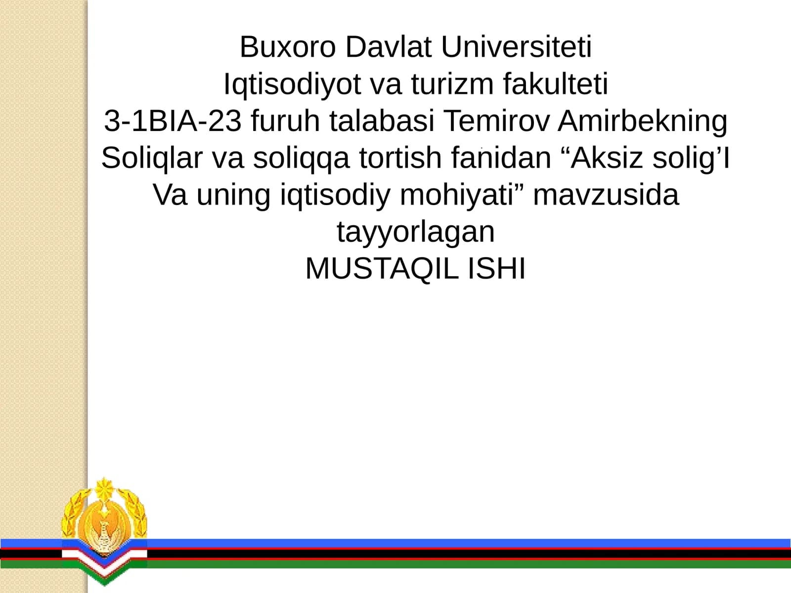 Aksiz soliqlari