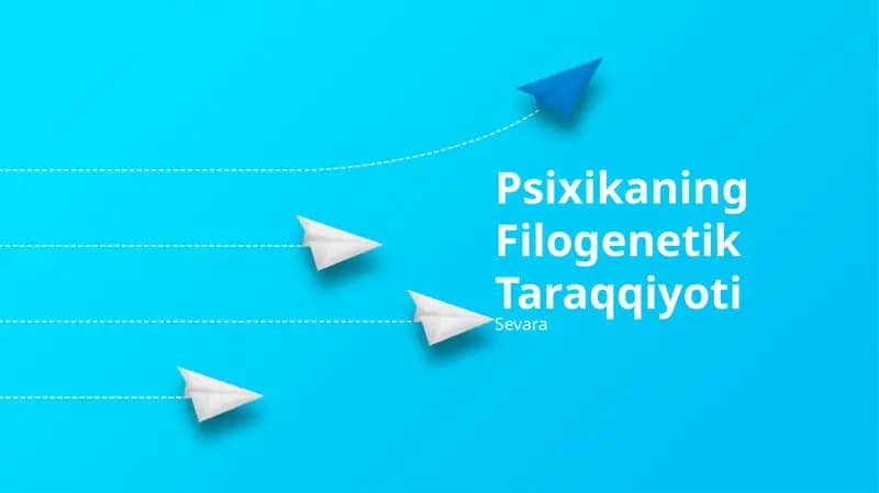 Psixikaning Filogenetik Taraqqiyoti