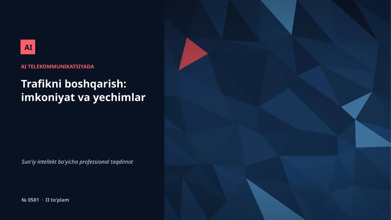 AI TELEKOMMUNIKATSIYADA